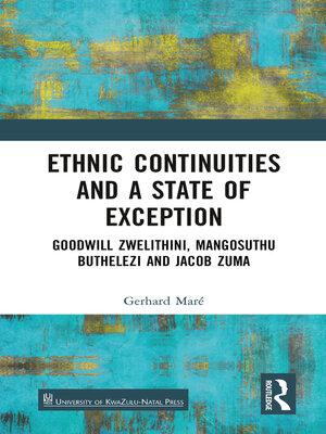 cover image of Ethnic Continuities and a State of Exception